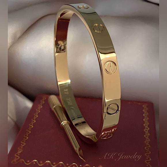 Jewelry - 💎LOVE 18k BRACELET Screw Cuff Bangle Love Bracelet Screwdriver